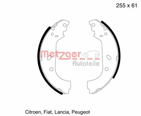 Brake Shoe Set (MG 600)