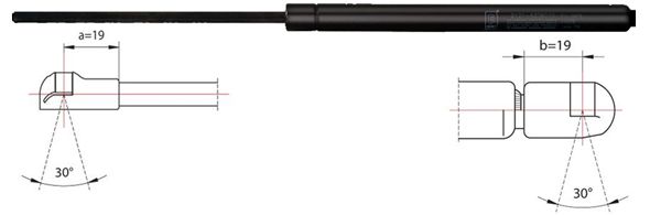 Gas Spring, boot/cargo area (2110416)
