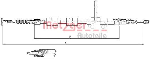 Cable Pull, parking brake (251.33)