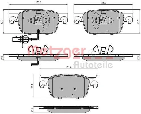 Brake Pad Set, disc brake