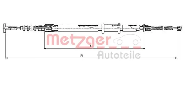 Cable Pull, parking brake (631.11)