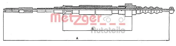 Cable Pull, parking brake (10.7471)