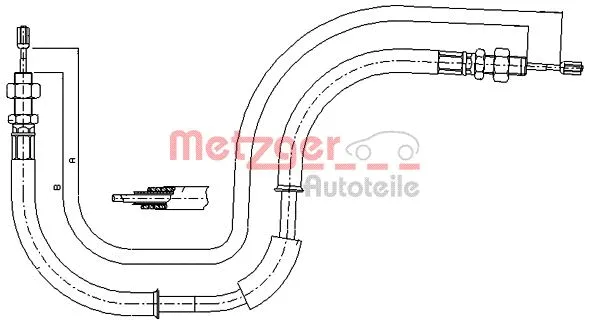 Cable Pull, parking brake (17.6105)