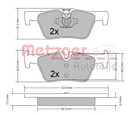 Brake Pad Set, disc brake