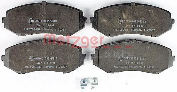 Brake Pad Set, disc brake (1170357)