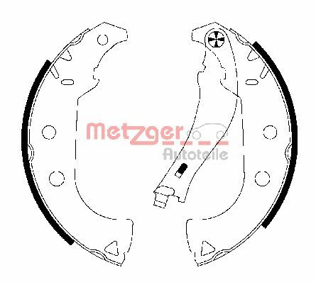 Brake Shoe Set (MG 766)