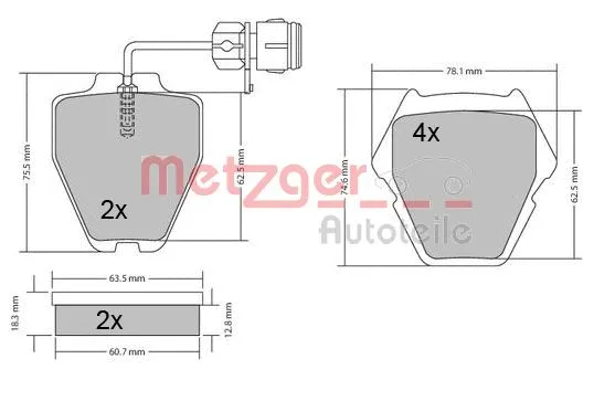 Brake Pad Set, disc brake