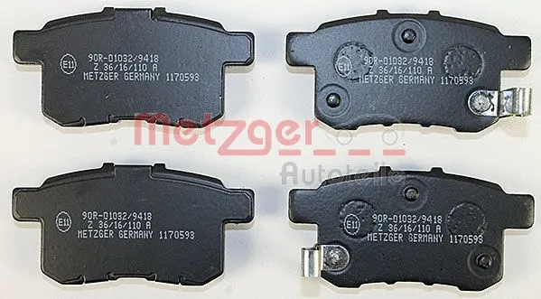 Brake Pad Set, disc brake (1170593)