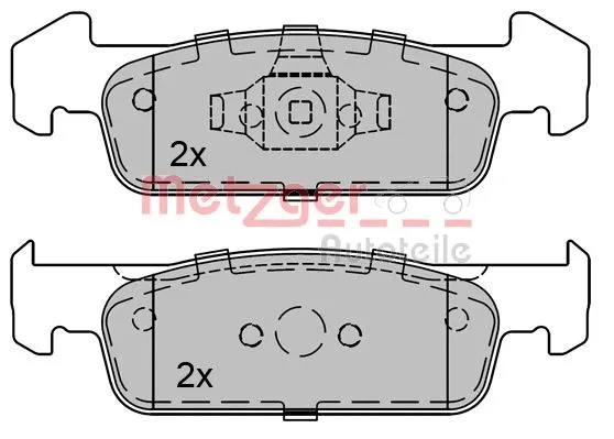 Brake Pad Set, disc brake (1170791)