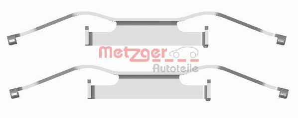 Accessory Kit, disc brake pad (109-1680)
