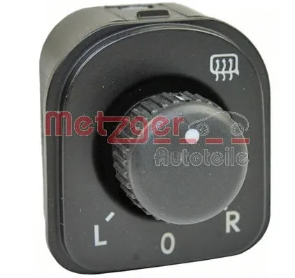 Switch, exterior rearview mirror adjustment