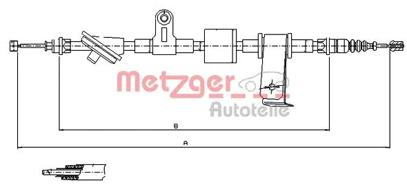 Cable Pull, parking brake (12.0101)