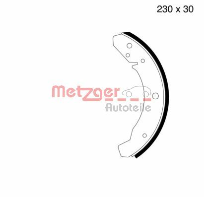 Brake Shoe Set (MG 105)