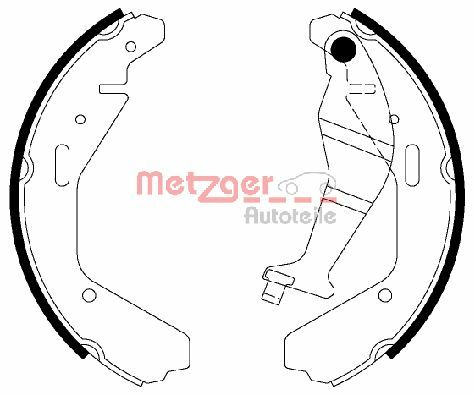 Brake Shoe Set (MG 829)