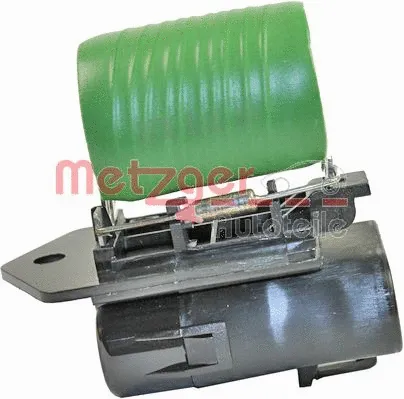 Series resistor, electric motor (radiator fan)