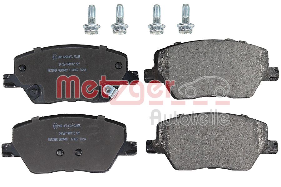 Brake Pad Set, disc brake (1170997)