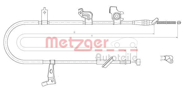 Cable Pull, parking brake (17.5060)