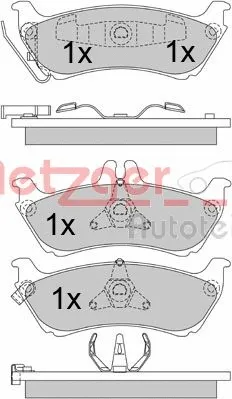 Brake Pad Set, disc brake