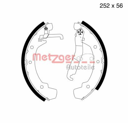 Brake Shoe Set (MG 499)