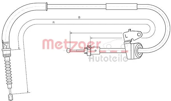 Cable Pull, parking brake (10.4305)
