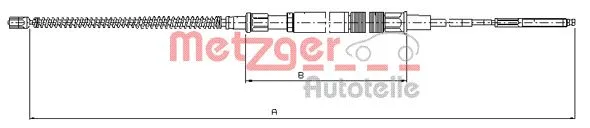 Cable Pull, parking brake (10.7409)