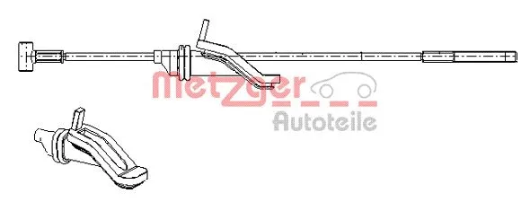 Cable Pull, parking brake (17.0686)