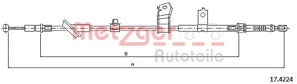 Cable Pull, parking brake (17.4224)