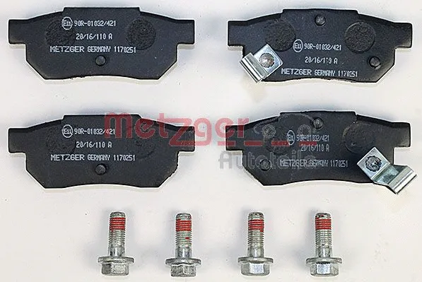 Brake Pad Set, disc brake (1170251)