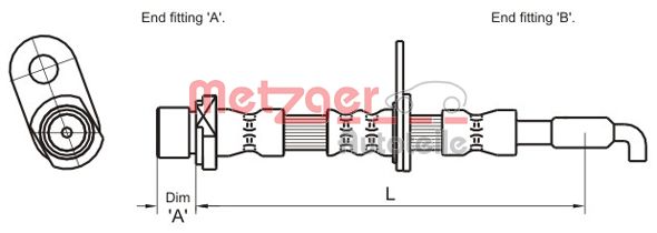 Brake Hose (4110029)