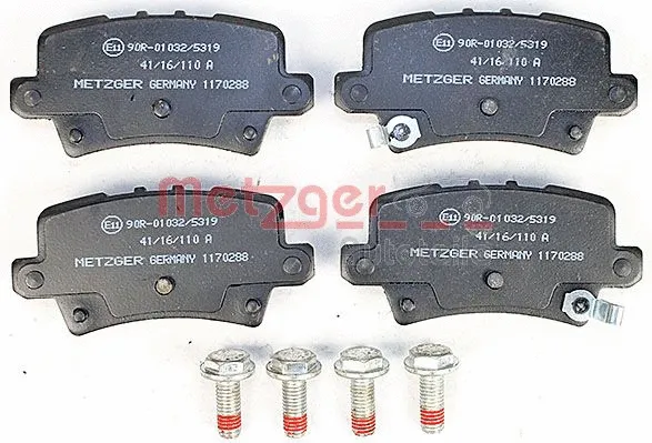 Brake Pad Set, disc brake (1170288)