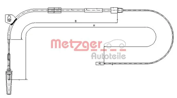 Cable Pull, parking brake (10.9330)