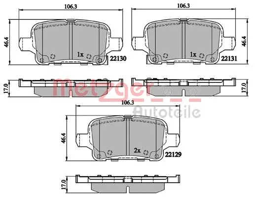 Brake Pad Set, disc brake