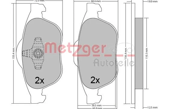 Brake Pad Set, disc brake