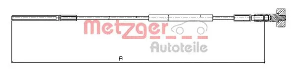 Cable Pull, parking brake (11.5936)
