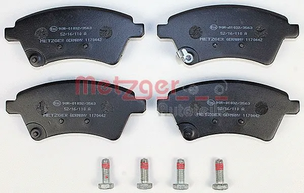 Brake Pad Set, disc brake (1170442)