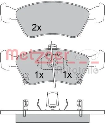 Brake Pad Set, disc brake