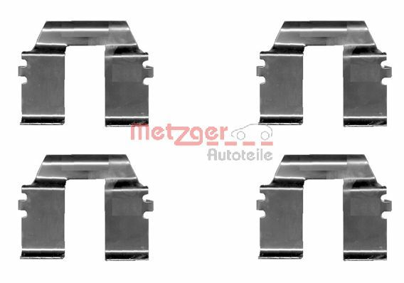 Accessory Kit, disc brake pad (109-1232)