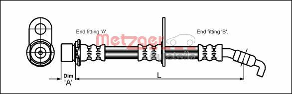 Brake Hose (4111428)