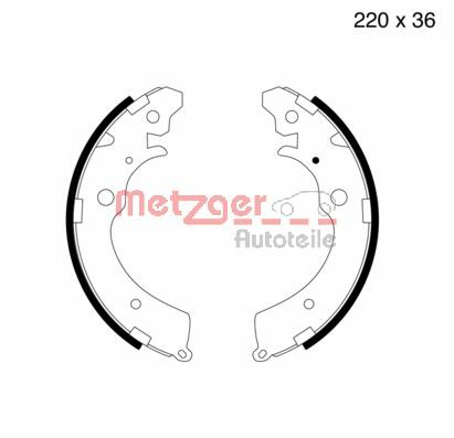 Brake Shoe Set (MG 565)