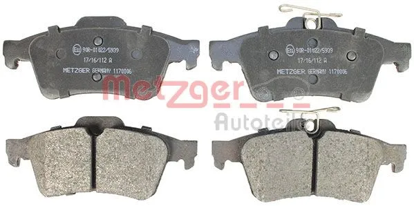 Brake Pad Set, disc brake (1170006)