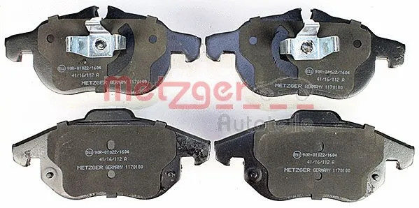 Brake Pad Set, disc brake (1170100)