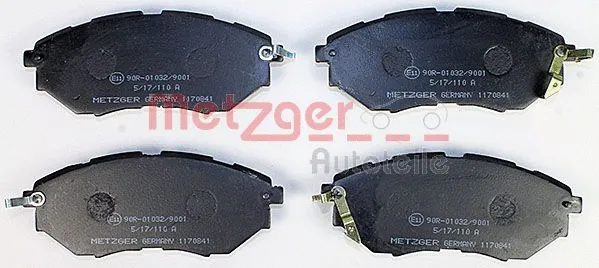 Brake Pad Set, disc brake (1170841)