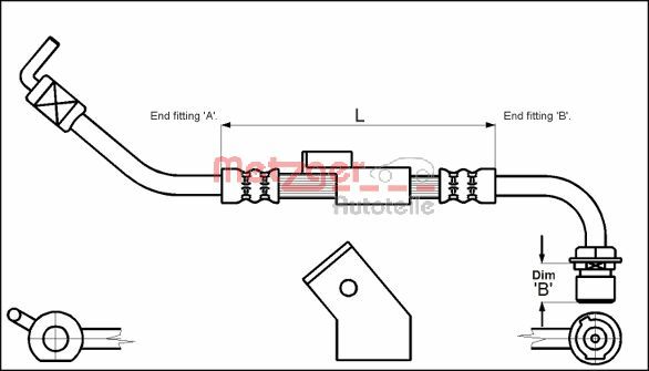 Brake Hose (4112333)