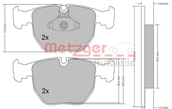 Brake Pad Set, disc brake
