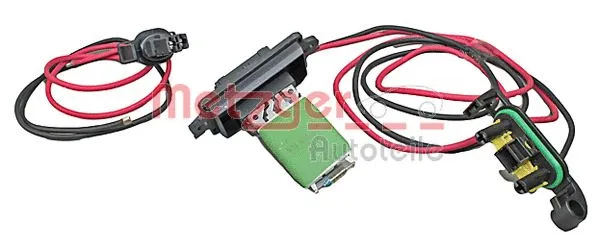 Resistor, interior blower