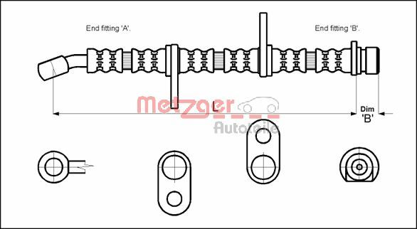 Brake Hose (4113605)