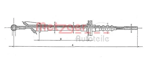 Cable Pull, clutch control (1172.1)