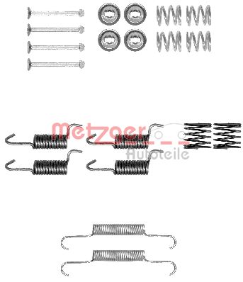 Accessory Kit, parking brake shoes (105-0010)