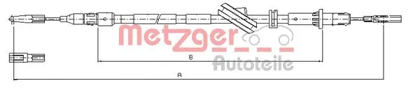 Cable Pull, parking brake (10.9444)