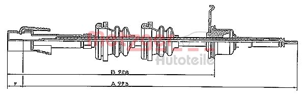 Speedometer Cable (S 31024)